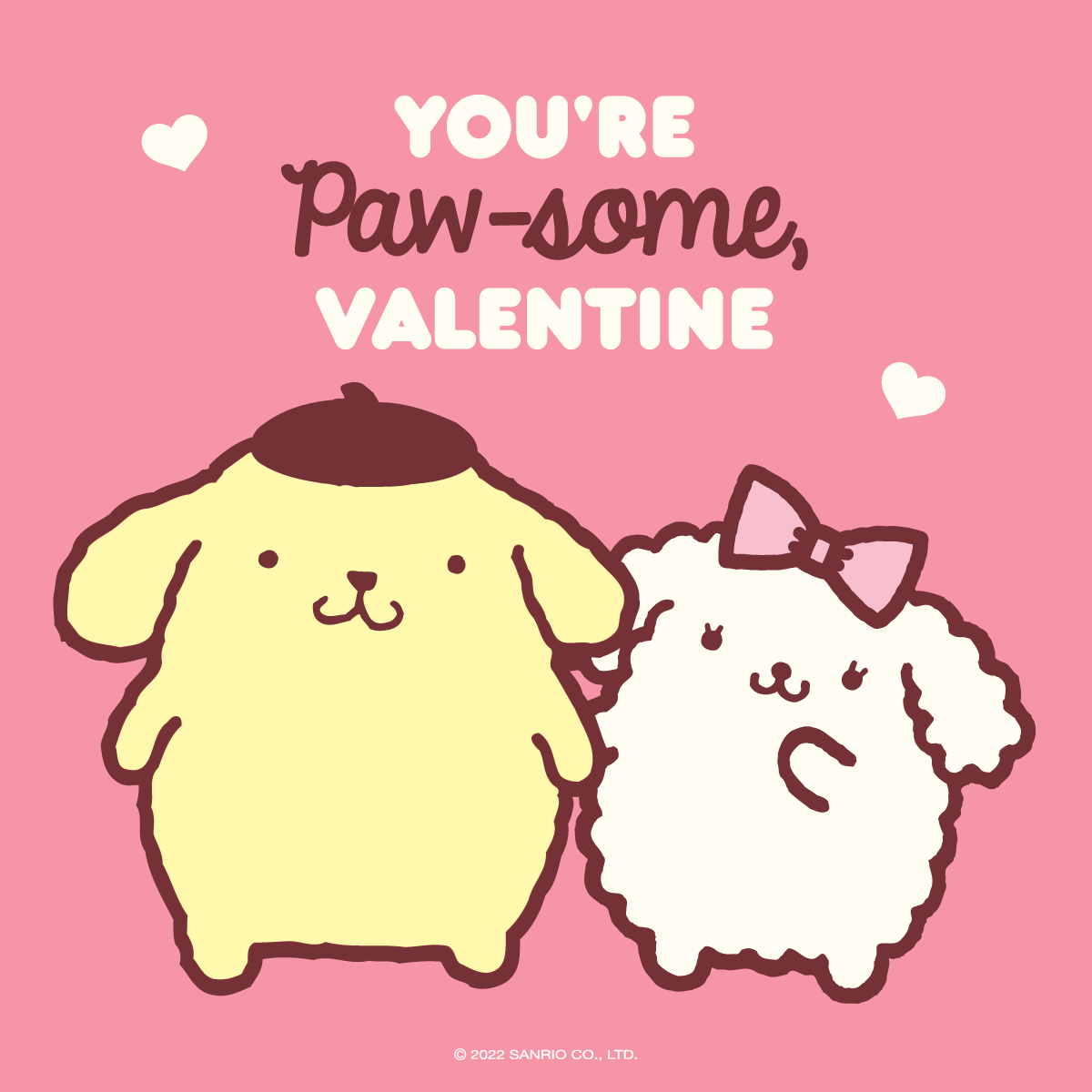 sanrio's tweet photo. Happy #ValentinesDay from Sanrio 💞 Tag a bestie to send a Valentine! https://t.co/lb727wj2hJ