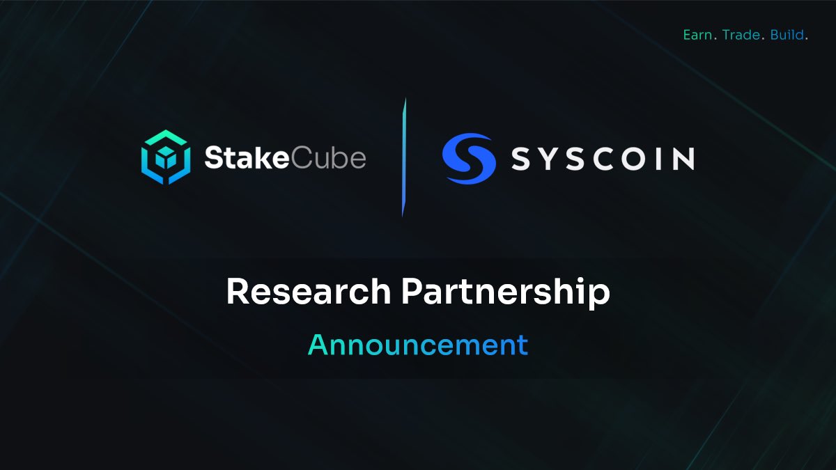 stakecube's tweet photo. #StakeCube and #Syscoin will be cooperating to develop things such as: 

- Smart-chain scalability solutions
- Decentralized fractional MNs
- On-site swap for SYS and WSYS

and much more! Find out all about it here: https://t.co/AxE8ZAvYtq https://t.co/JD8m7wqwIA