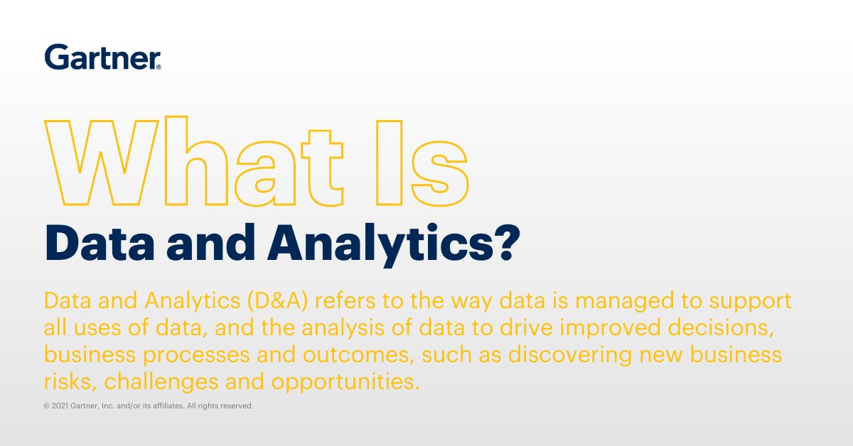Progressive organizations use data in many ways and must often rely on data from outside their boundary of control for making smarter business decisions 📊 

Deep dive into #data and #analytics for your business: gtnr.it/3gMwPOW #GartnerDA