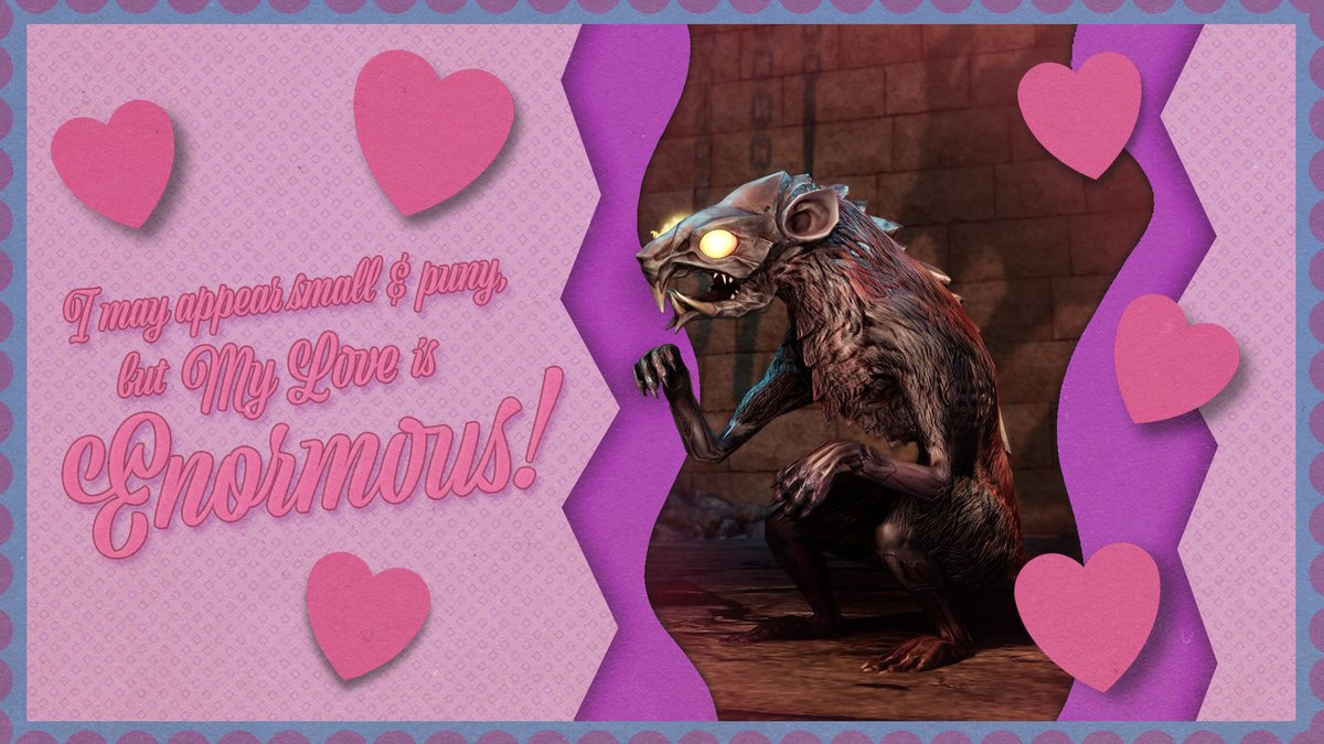 TESOnline's tweet photo. Celebrate Valentines today, or Heart’s Day on the 16th, by sending your special someone an ESO-flavored Valentine! They’ll love you for it. 💖 https://t.co/Nmd74qoP4S
