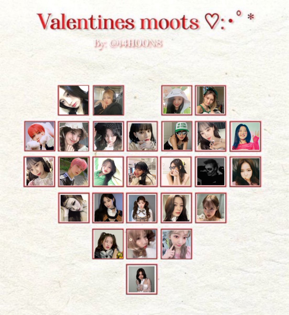 vernonvies's tweet image. happy valentines oomfs !!