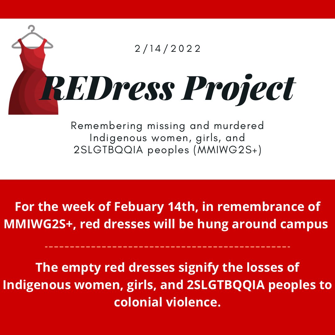BrockUHRE's tweet photo. Today is Redress Day @BrockUniversity! 

This brings awareness to the MMIWG2S epidemic that continues to this day. If anyone needs support today please reach out to our office or Brock Aboriginal Student Services! https://t.co/nnGci5eGFK