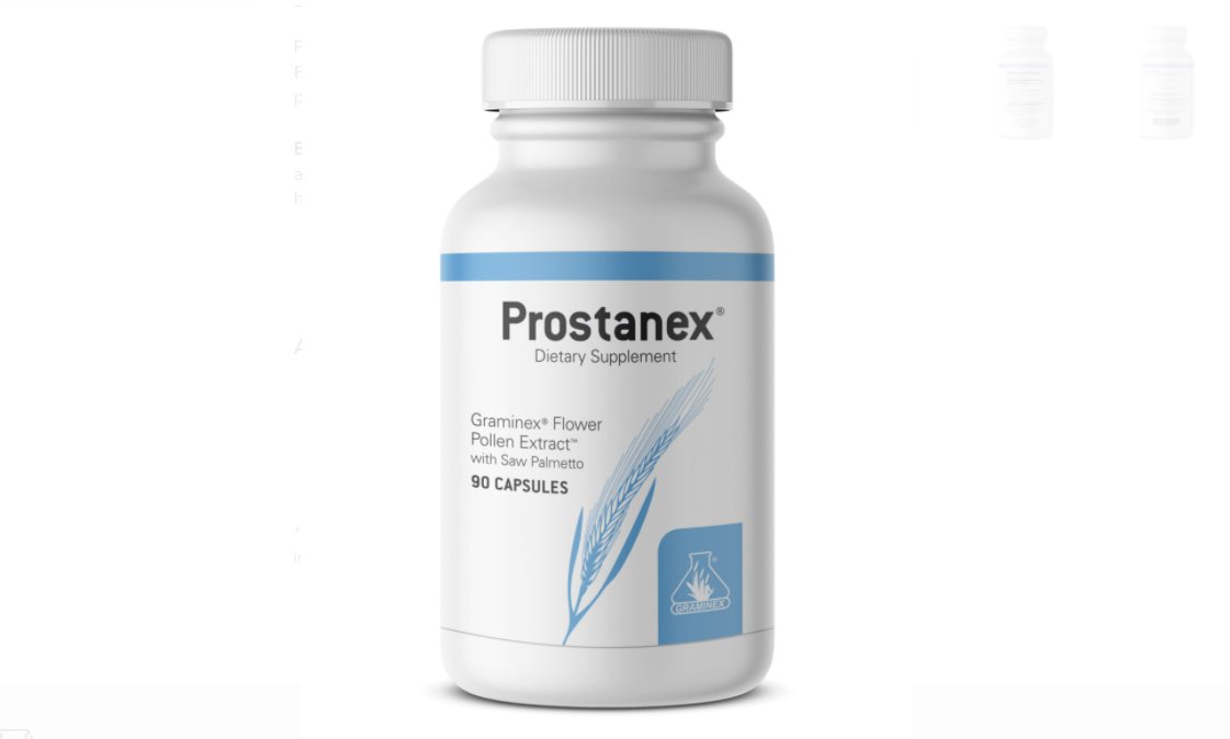 Graminex's tweet photo. Prostanex® contains Graminex® G63® Flower Pollen Extract™ and saw palmetto to support prostate function.   https://t.co/ld8MqP81OD 
#graminex #madeinusa https://t.co/Xg7lnrv72W
