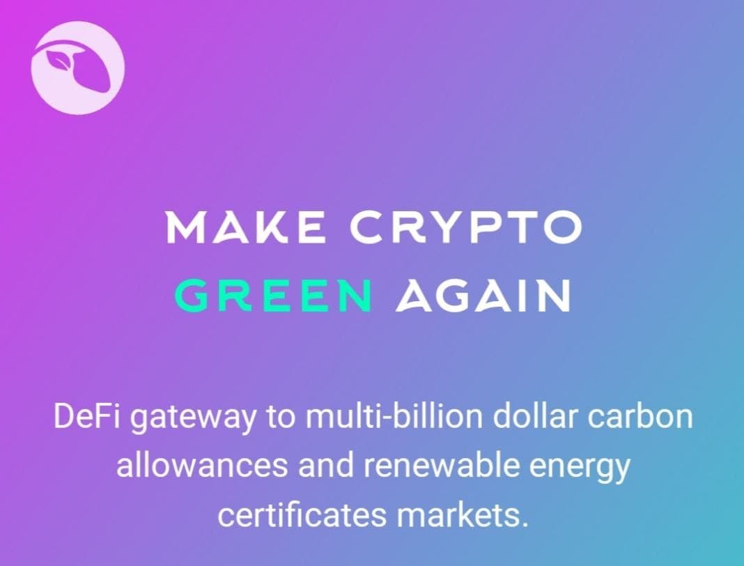 EttedevLuna's tweet photo. ♻️ ENREX ♻️ @enrex_crypto

✅ Launching a sustainable and CO2 neutral token on FEB 25th;🚀

✅ Providing access to carbon offset certificates that would make your crypto carbon neutral; 0️⃣

✅ Providing a free of charge calculation of your carbon footprint! 🧮 

#Solana #BTC https://t.co/ieDZaFk2os