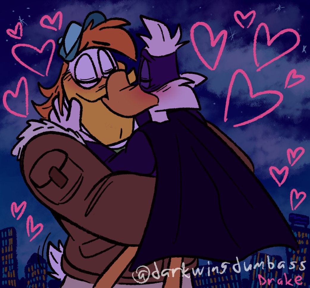 #Ducktales #DarkwingDuck #Drakepad
Valentines kisses!