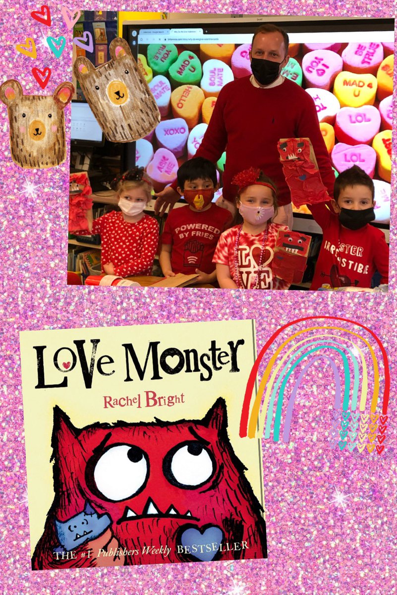 Kindergartners made their very own “love monsters” with a surprise visit from Dr. Desmond. 💗 <a href="/SachemSchools/">Sachem Schools</a>
