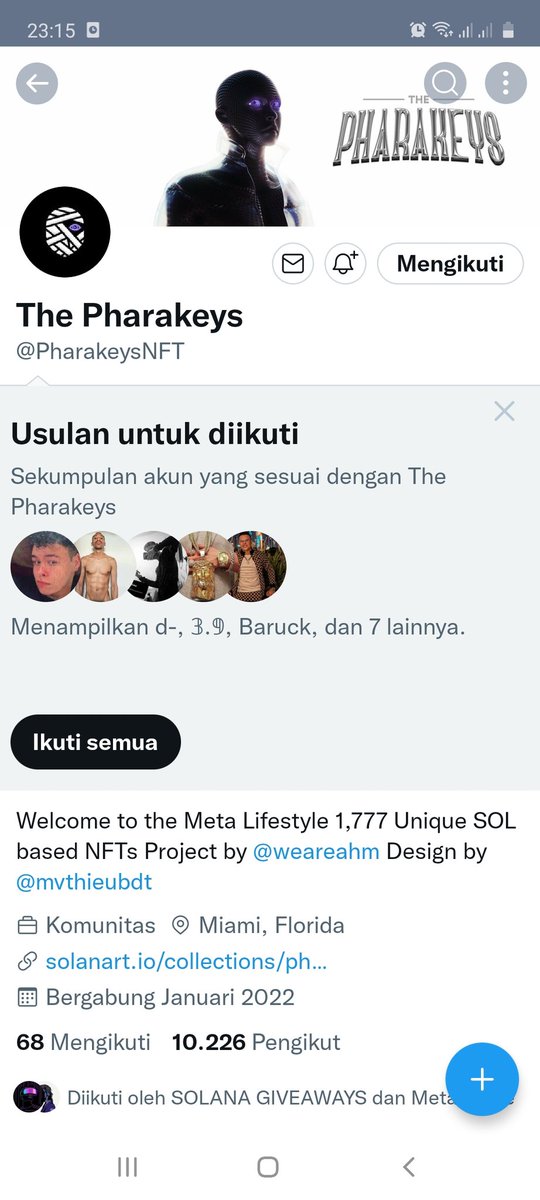 <a href="/Sol_Giveaway/">Solana</a> <a href="/PharakeysNFT/">The Pharakeys</a> This is so amazing. I am impressed with this project, hopefully with this event and the community and especially this project can achieve success.

<a href="/Fajar12xxxx/">Fajar930612xxxx</a>
<a href="/Berlina2912/">Berlina29</a>
<a href="/Aprhodite99/">Aphrodite</a>