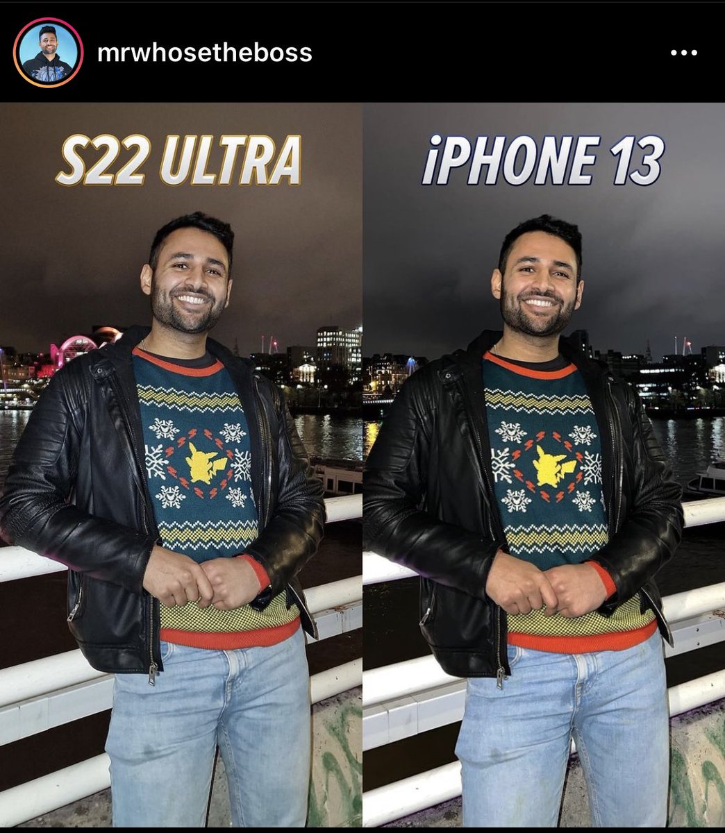 AdamJMatlock's tweet photo. It’s crazy to me how the color science can be so completely different! Which one is more true to life? @Mrwhosetheboss https://t.co/vG5rd3ZFpu