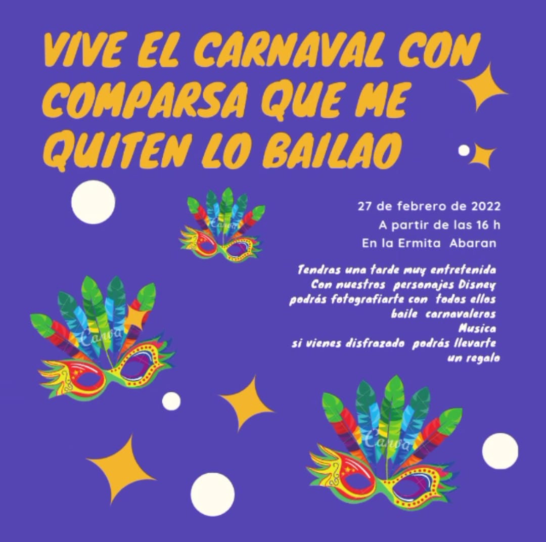 🤠 La Comparsa ‘Que me quite lo bailao’ se suma este año al Carnaval de Abarán con una gran fiesta programada en el paseo de la Ermita el domingo día 27 #Abarán #Cieza #Blanca #Abarandiaadia

+ info en nuestra web: abarandiaadia.com