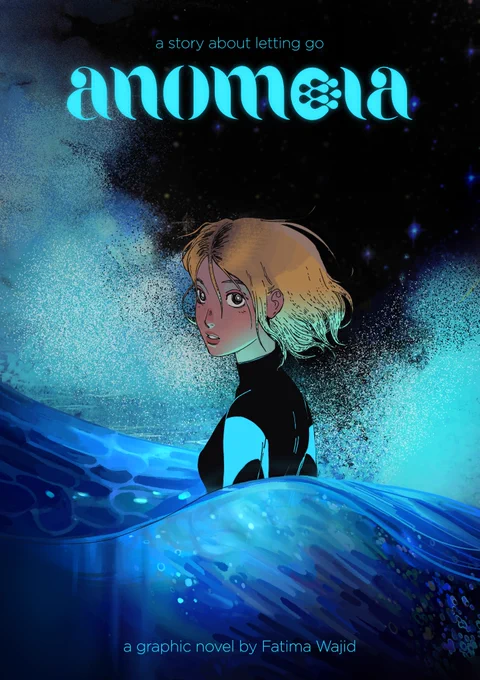 for my thesis i made a graphic novel called "anomoia", a story about grief, moving on and magical stuff in the ocean 