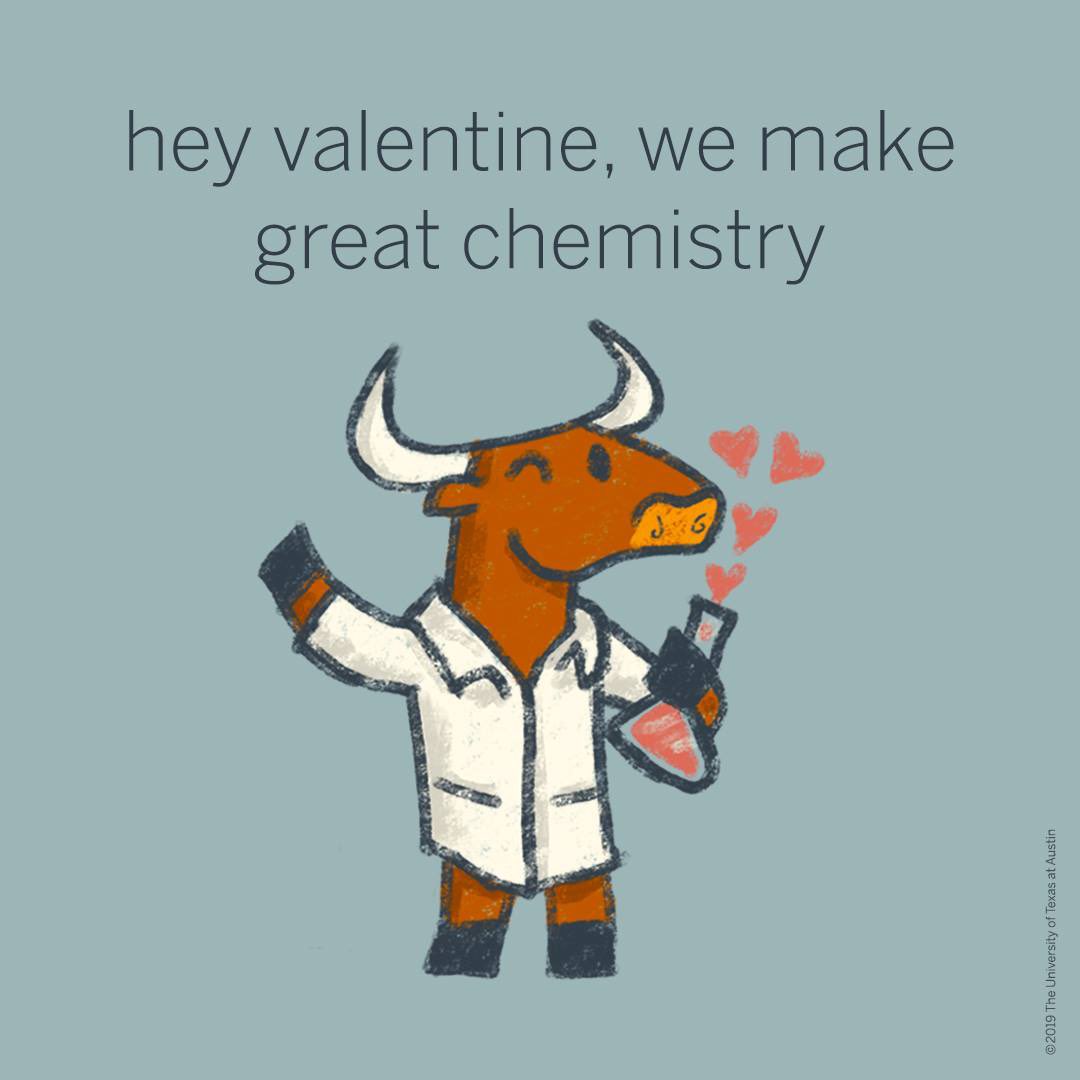 UTAustin's tweet photo. Happy Valentine’s Day, y’all 🧡 https://t.co/jCQFsbOm4V