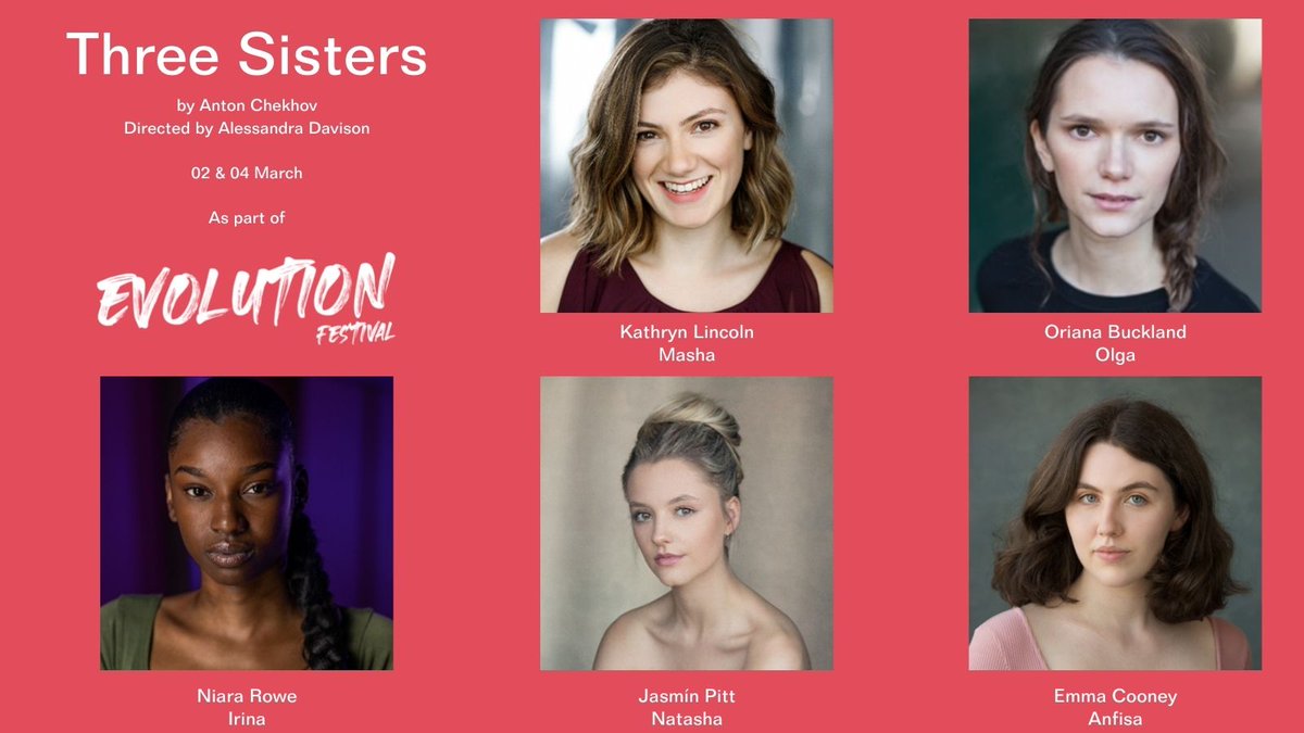 Directed by <a href="/alessadavison/">Alessandra</a> and designed by Sonya Smullen and Jiayi Zhu, this version of Chekhov's Three Sisters centralises the female characters.

Starring:
<a href="/kathrynlincolnx/">Kathryn Lincoln</a> as Masha
<a href="/orianabuckland/">Oriana</a> as Olga
Niara Rowe as Irina
<a href="/JasminDfaPitt/">Jas</a> as Natasha
Emma Cooney as Anfisa