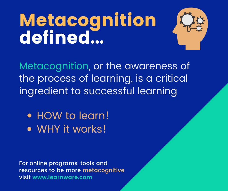 learnware's tweet image. Metacognition - Know How Your Brain WORKS!

If you are a knowledge worker, then you need to know how your brain works in order to mentally process information faster, smarter and better.
.
.
#metacognition #howtolearn #learnware #learning #learningskills #continuouslearning