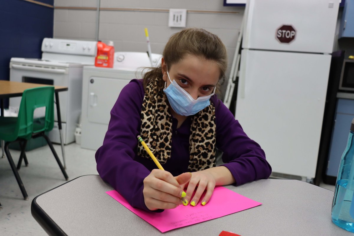 Students in Ms. Zank's special education class at <a href="/PioneerRidge_MO/">Pioneer Ridge ISD</a> crafted more than 20 valentines to share with a local assisted living facility! See the pride on their faces as they spread kindness through our community. #isdstrong