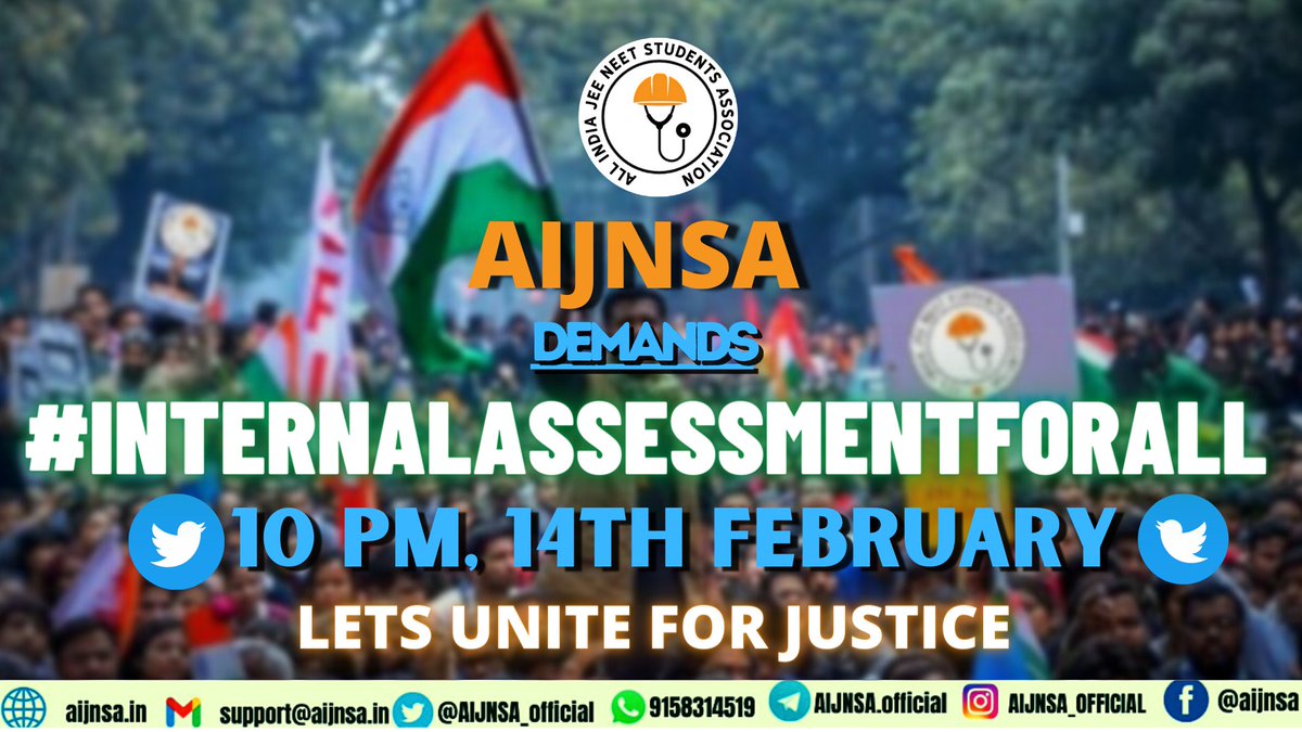 #InternalAssessmentForAll
 Why is it so important to judge the calibre of a Student by one off offline Exam?
In fact his real calibre can be judged by what he/She  accomplished throughout the year &amp; internal Assessment is the true reflection of his year long work!
<a href="/EduMinOfIndia/">Ministry of Education</a>