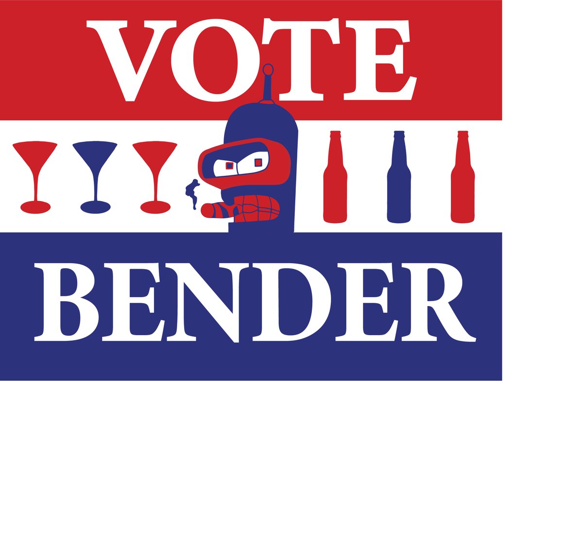 SoulEaterX20's tweet photo. Check out this design, Vote Bender! https://t.co/ik5JH1RDSN 
#bendergate #bender #Futurama #FANART #shirt #tshirt #benderrule https://t.co/5lyN1jVZFm
