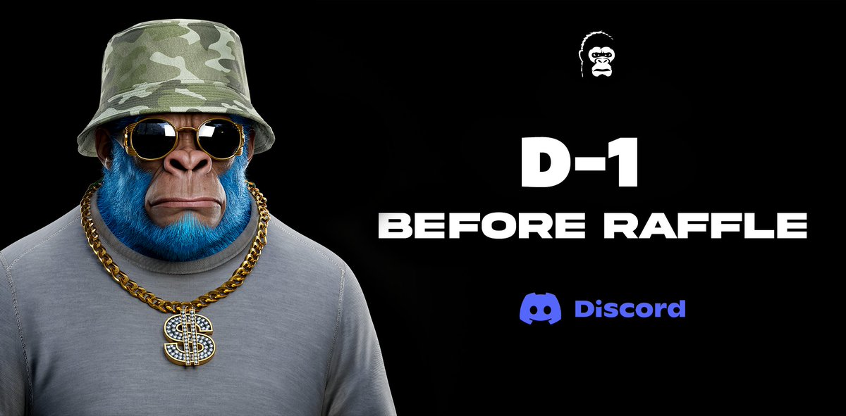 D-1 before the raffle starts ⌛️

1 RT will get a whitelist! 🔥