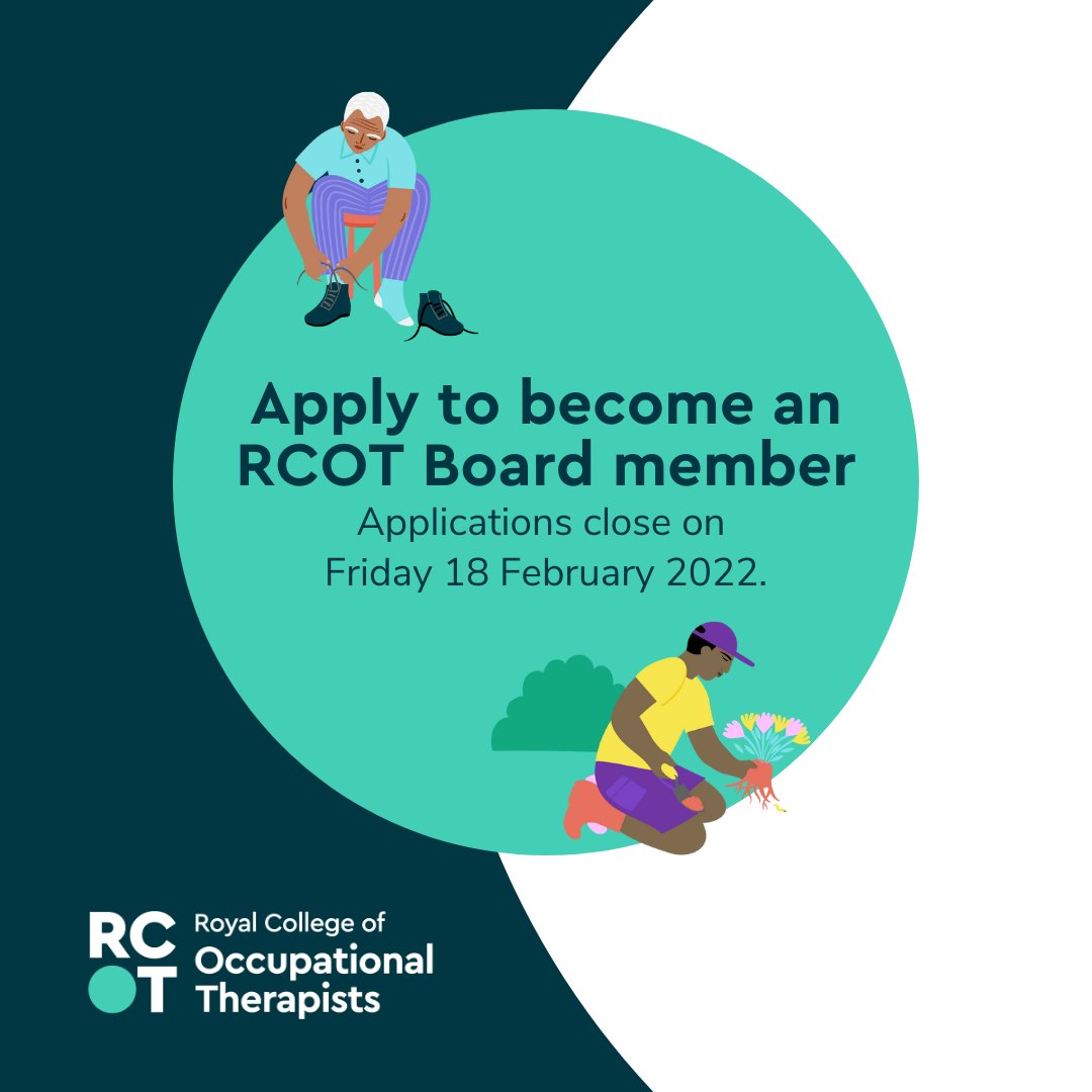 theRCOT's tweet photo. Applications to become a member for our Research and Development and Learning and Development Boards close Friday 18 February. 📆

This is your opportunity to contribute to the future of your profession! 

Find out more 🔗 https://t.co/KVWPVaaRFT https://t.co/6aSW8tizyy