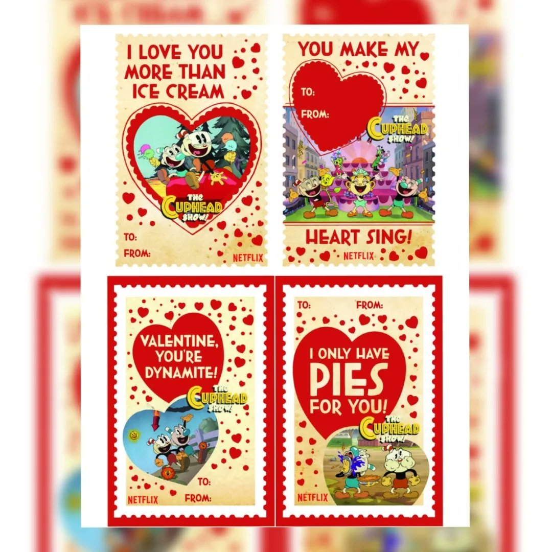 Happy Valentine's Day! ❤️
#Cuphead #TheCupheadShow #HappyValentinesDay2022 #Netflix #HappyValentinesDay #valentinescard #entertainment