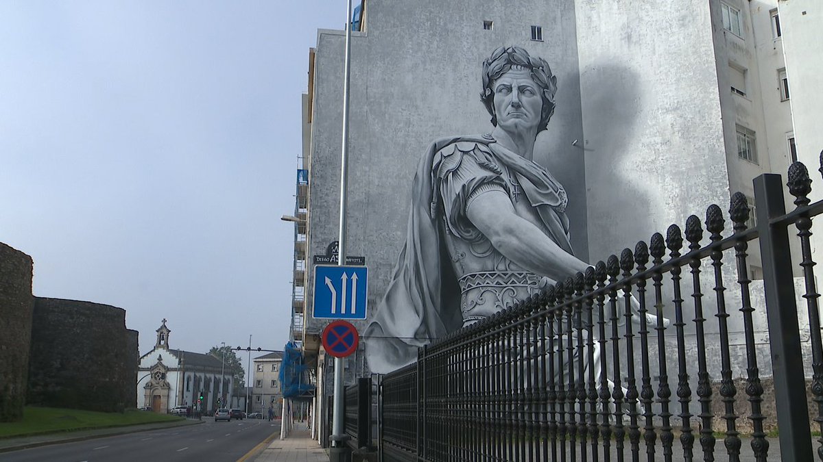 G24Noticias's tweet photo. O mural sobre Xulio César de Lugo, recoñecido como o mellor do mundo https://t.co/X7qtuv1fCI https://t.co/LSQoTSLY37