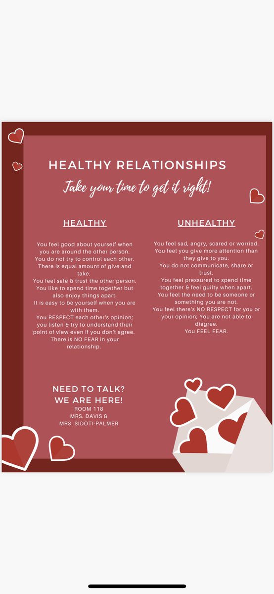 SHS_Counselor's tweet photo. Happy Valenkind’s Day! ❤️
February’s theme has been Healthy Relationships.  
Stop and see us in the cafeteria today! ❤️❤️⁦@gobluestreaks⁩ https://t.co/NzPzN509vG