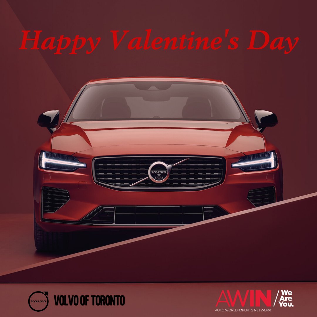 Happy Valentine's Day from everyone at Volvo of Toronto❤️ Show your Volvo some love and take it for a wash or tune-up today!