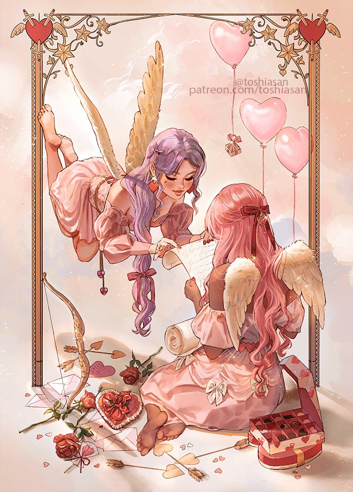 Toshia_San_art's tweet photo. Happy Valentine's Day ♥️ https://t.co/VaDumKd43Q