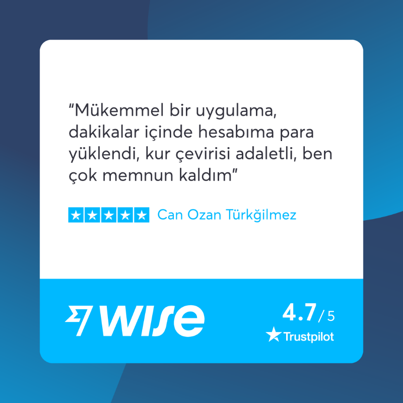 Wise's tweet photo. Yurtdışına para mı gönderiyorsunuz? 🌍
Can ve Wise ile tasarruf eden diğer milyonlarca kişiye katılın!