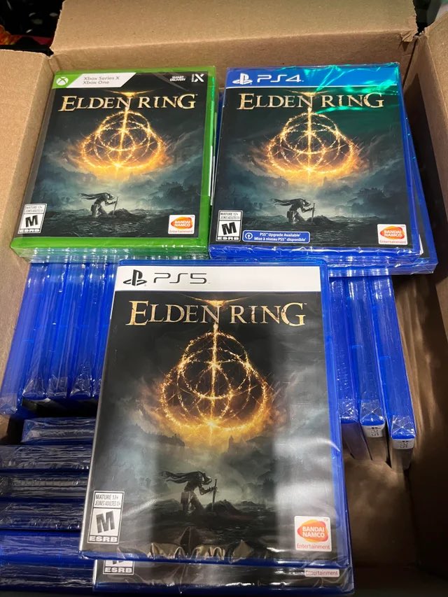 PS4 Elden Ring Requires 9.03, Physical Disc