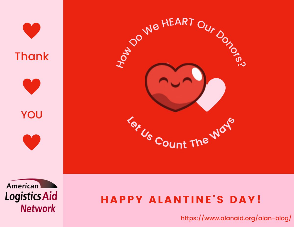ALANaid's tweet photo. Roses are red
Violets are blue
We’re able to make a positive impact
Because of you.
Thanks for helping ALAN share the love each and every day. #ALANtine’s Day. #CanvaDesignChallenge https://t.co/MNqEztuCe3