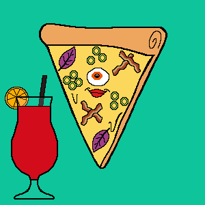 Pixelated Pizza Party tweet media