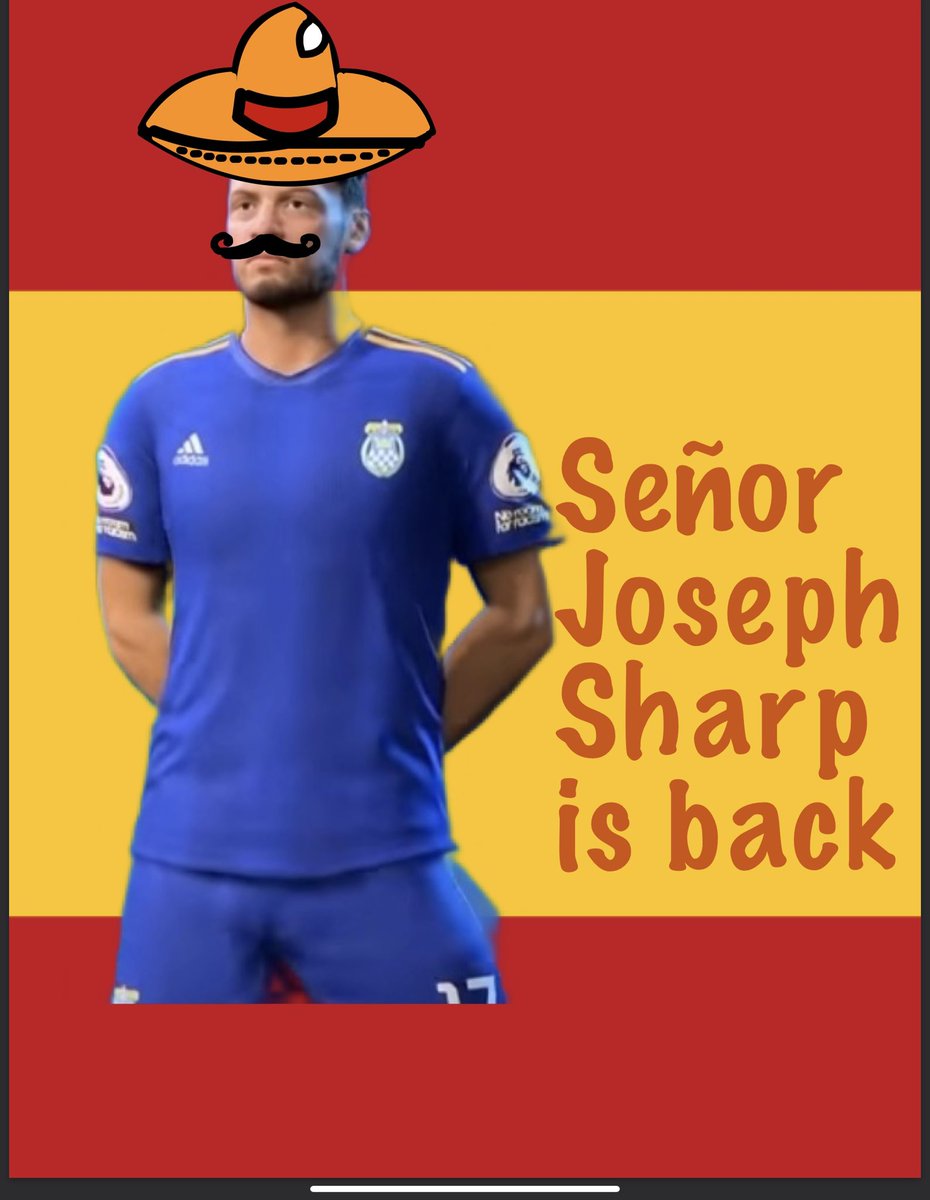 r_rdk1's tweet photo. Señor Joseph Sharp is back… Beware @S2GFC @OfficialS2G https://t.co/bUNY8JEPev