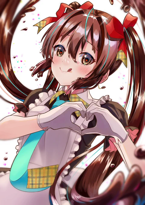 🍫チョコミクちゃん🍫

#バレンタイン
#初音ミクイラスト 
