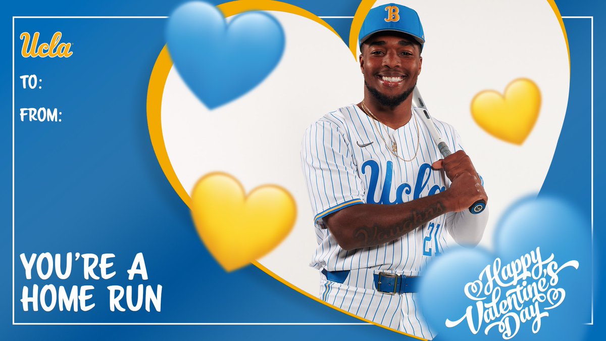 Some Valentine’s Day cards for your favorite Bruin 💛🐻💙

#GoBruins