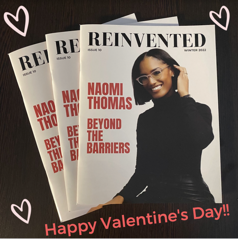 reinventedmag's tweet photo. Happy Valentine's Day from the Reinvented family. Show some love today by purchasing a copy of Issue 10 for yourself and your loved ones!! ❤️📑

#MagazineSneakPeek #NewIssue #MagazineIssue #ComingSoon #NewMagazine #NextIssue #NewOnReinvented #New #SneakPeek #Preview#CareerAdvice https://t.co/ZYLMjC9Qjs