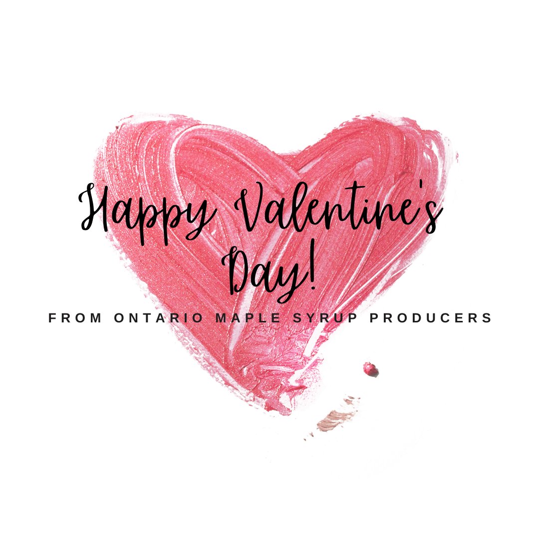 Happy Valentine’s Day! We hope today is a sweet as syrup ❤️