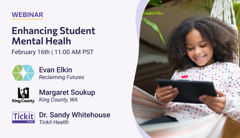 TickitHealth's tweet photo. T-2 days! Calling out all the #school professionals and #youthhealth advocates to save your spot in our upcoming #webinar on “Enhancing Student Mental Health!”

Register now to help your school support the psychosocial needs of students: https://t.co/pWKT01BTn1 https://t.co/JvhSPAivXJ