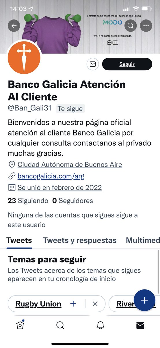 majogm's tweet photo. Me hacen el favor de denunciar y bloquear a la cuenta @Ban_Gali31 que escribe por privado pidiéndote datos para afanarte? https://t.co/98yYJrAZj6