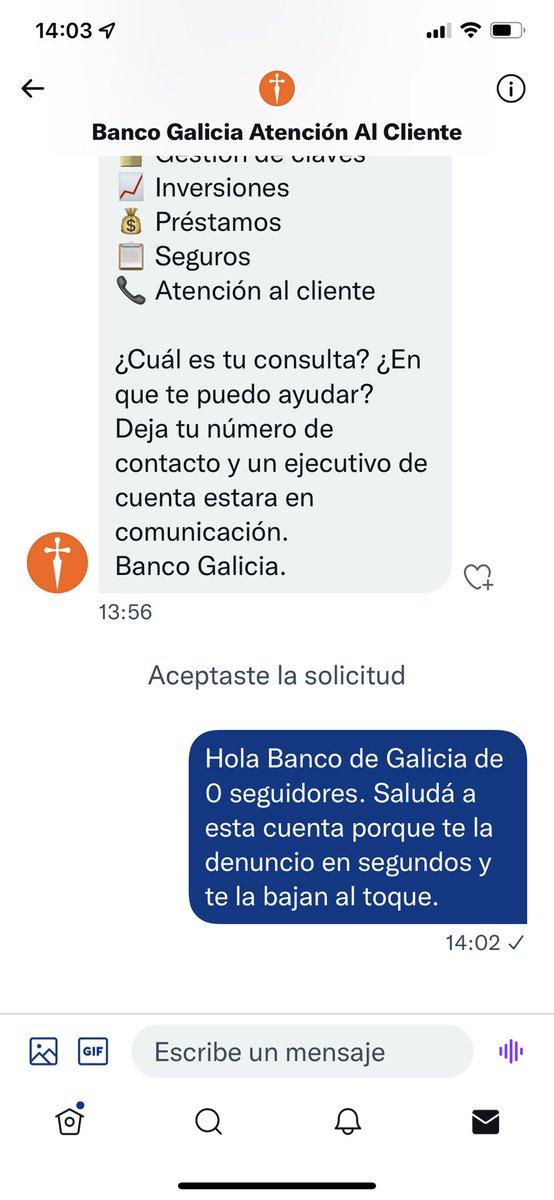 majogm's tweet photo. Me hacen el favor de denunciar y bloquear a la cuenta @Ban_Gali31 que escribe por privado pidiéndote datos para afanarte? https://t.co/98yYJrAZj6