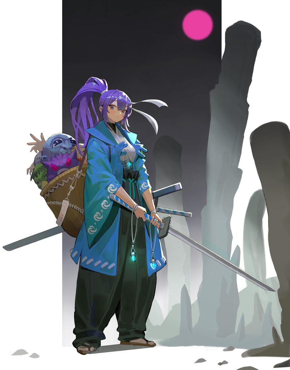 ONI HUNTER by hyeonsick choi (aruana sick)
🔗artstation.com/artwork/X1deKY

#Digital2D #CharacterDesign
