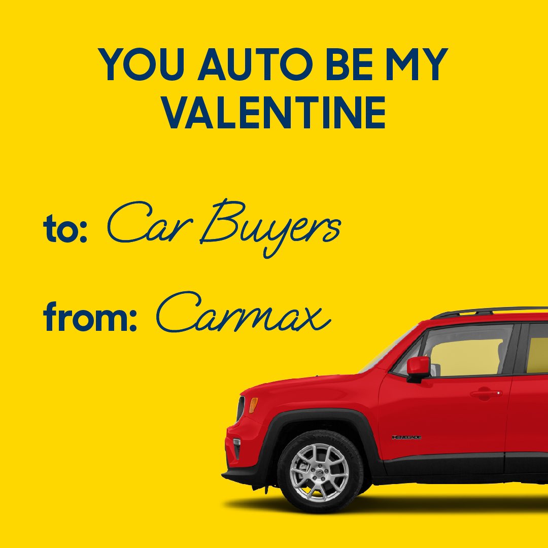 Happy Valentine’s Day to all our car buyers.