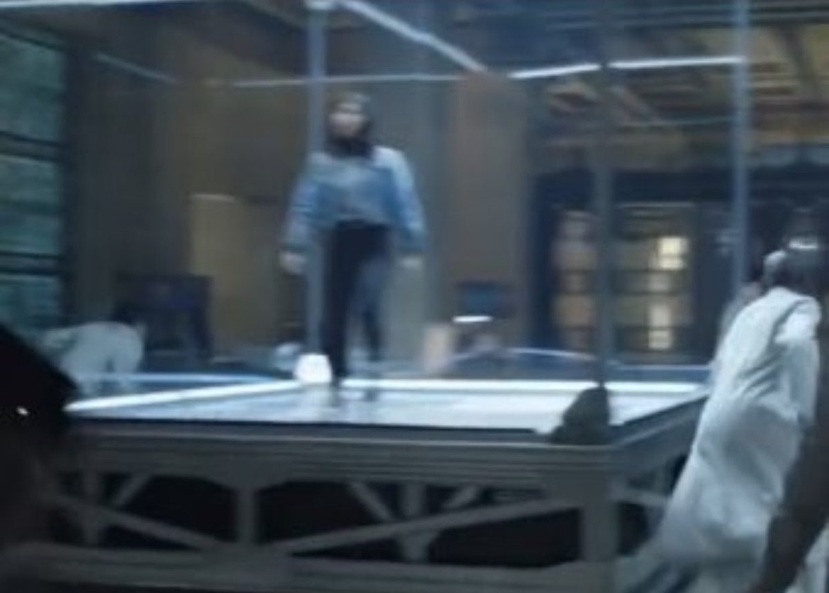 therealsupes's tweet photo. Wanda attacks the Illuminati holding facility… #MultiverseOfMadness https://t.co/djog6zblmB