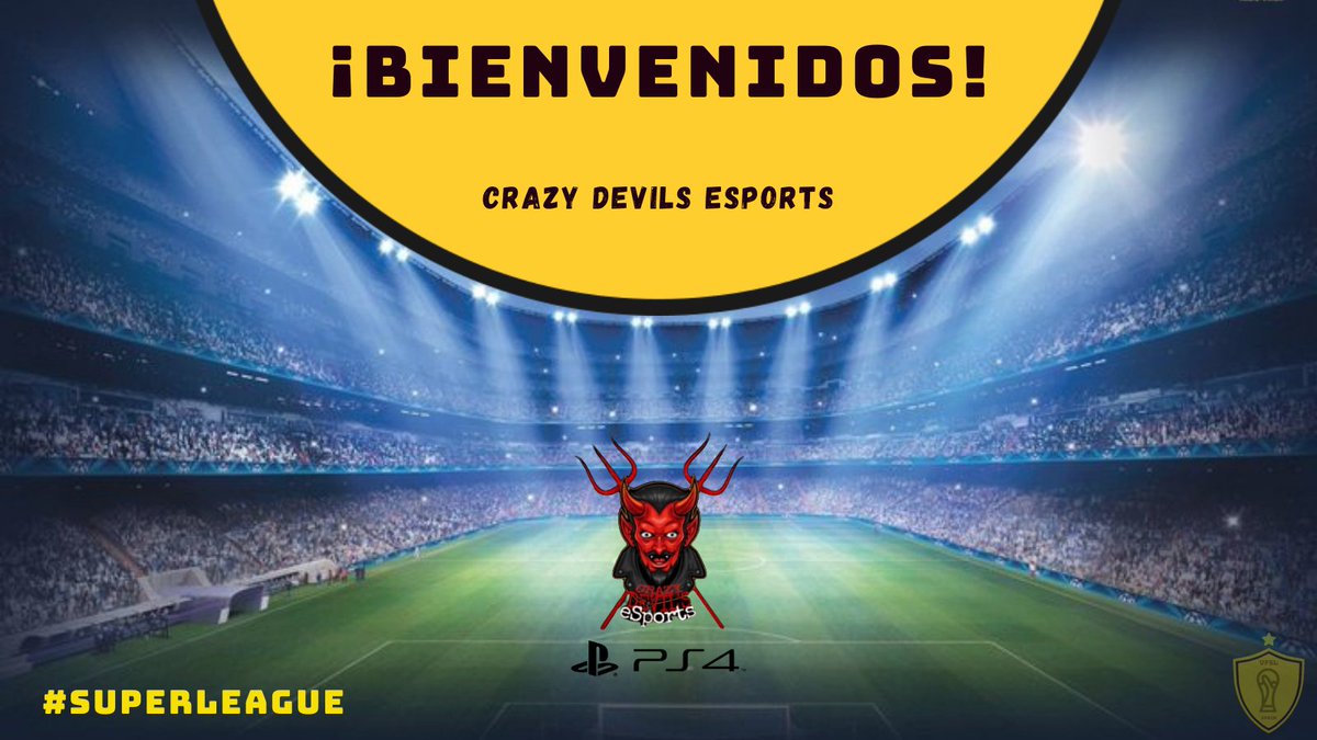 TEMPORADA 1 | <a href="/VFSL_Spain/">VFSL Spain</a>🏆

Lunes 14/02/2022 damos la bienvenida a <a href="/CRAZYDEVILS_ESP/">CRAZY DEVILS ESPORTS</a>  

Nuevo equipo que participará en la modalidad de PS4. Mucha suerte y éxitos para la temporada.

¡Gracias por confiar en nosotros!✍️🏼