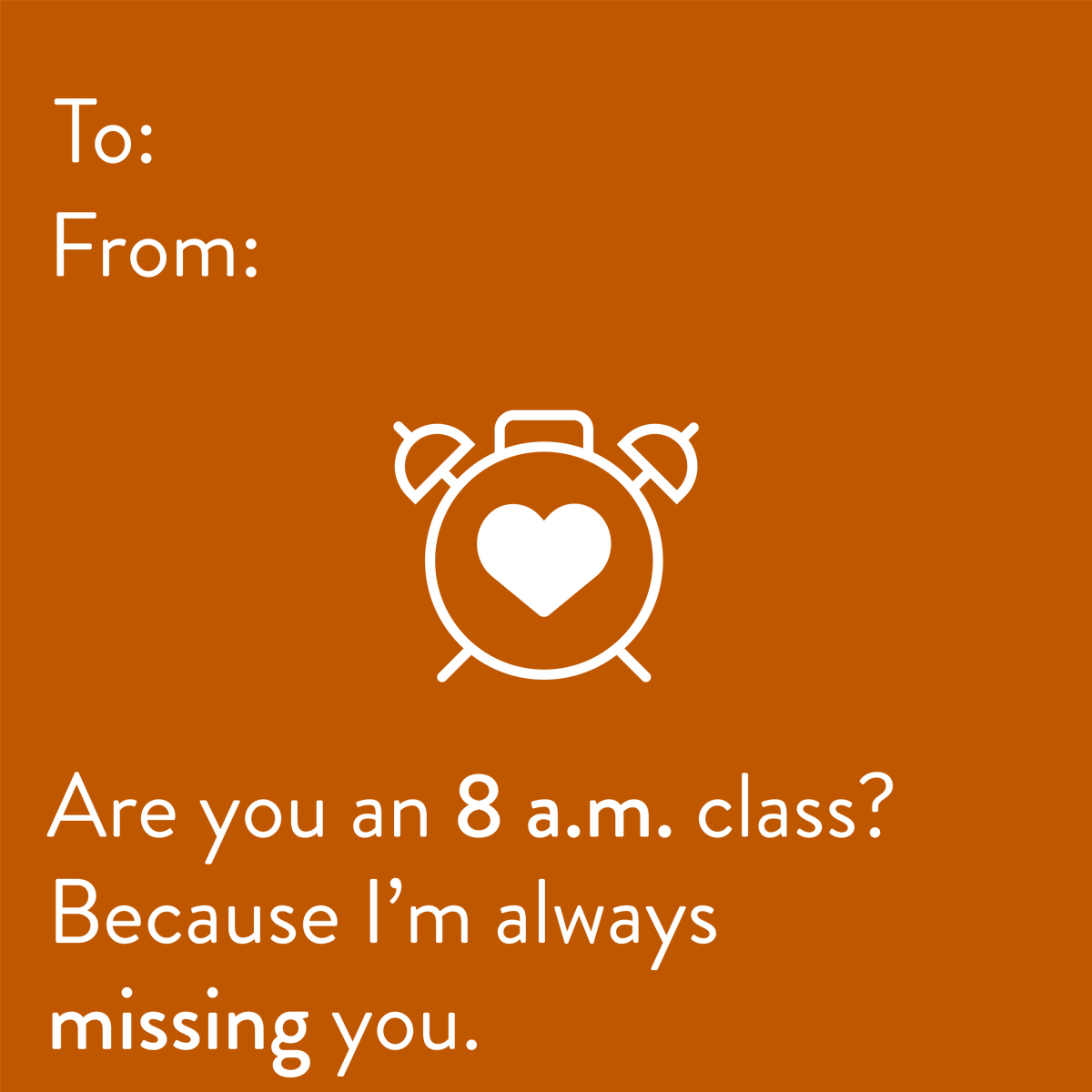 UTHousing's tweet photo. We would walk through Speedway during peak traffic for you, Longhorns 🧡 Dedicate these virtual valentines to the special someone(s) in your life 🤘 https://t.co/f27M95E71W