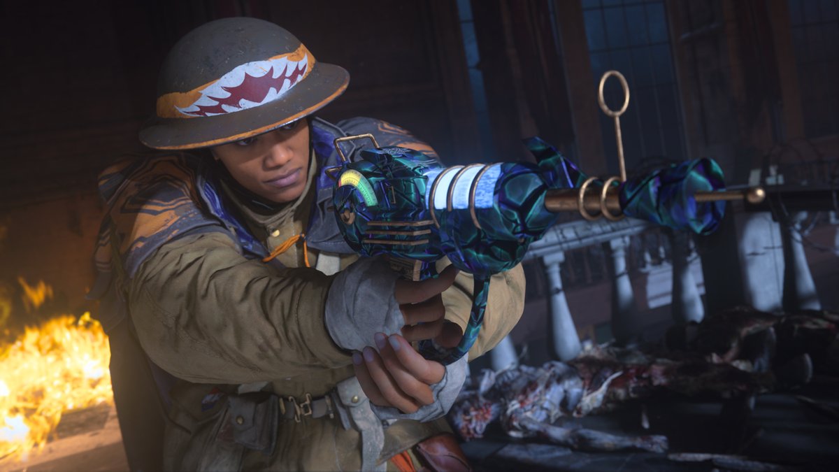 Treyarch's tweet photo. We’re planning on increasing the Ray Gun’s effectiveness in an upcoming #Vanguard Zombies update. Stay tuned!
  
And for those wondering if you can equip both Wonder Weapons at the same time in #TerraMaledicta... give it a try. 😉 https://t.co/QVp0wv2esW