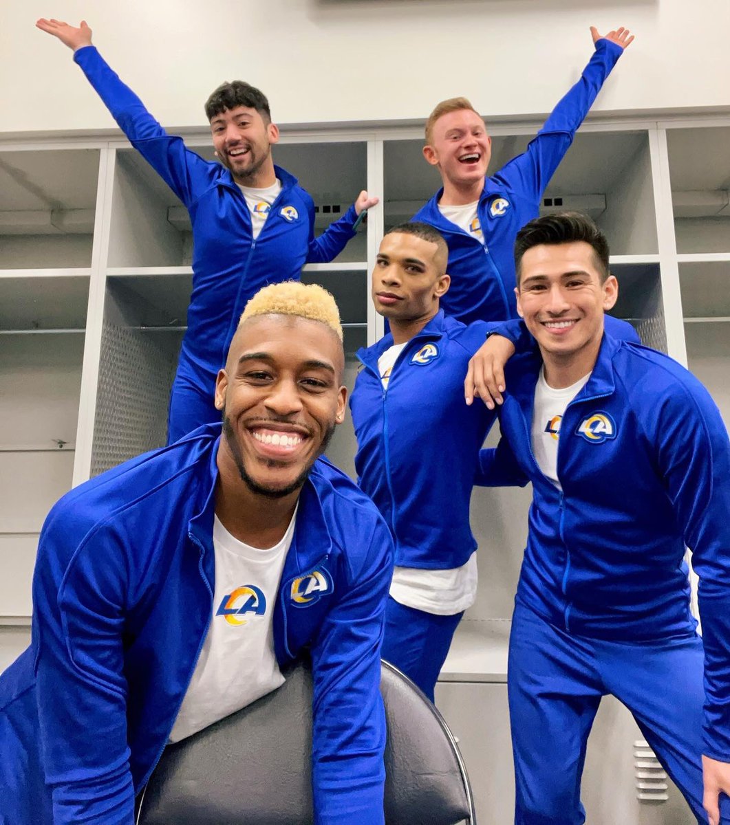 Congratulations #Larams and the #laramscheerleaders! #GothamCheer would like to say #ThankYou to ALL the #malecheerleaders on #NFL squads for “changing the game!” 📣

#inclusivity #laramscheer #RamsHouse