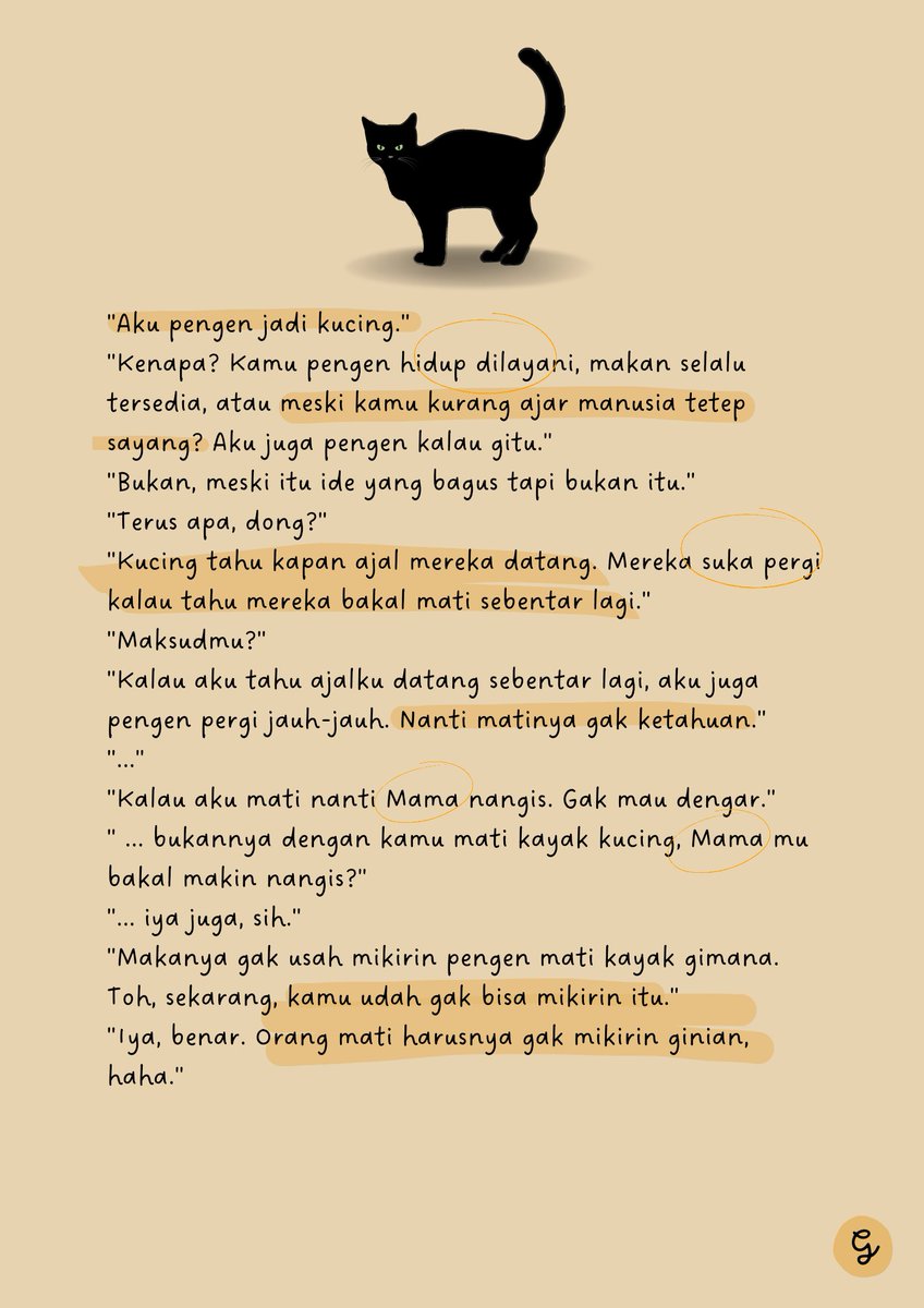 tw // death

Karya | Kamu tidak akan pernah bisa jadi kucing.