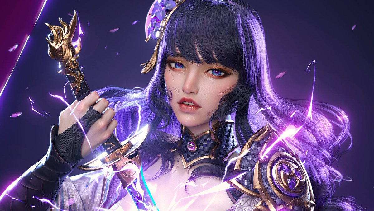 雷电将军/Beelzebul by Yihao REN
🔗artstation.com/artwork/eJgQbY

#zbrush #maya