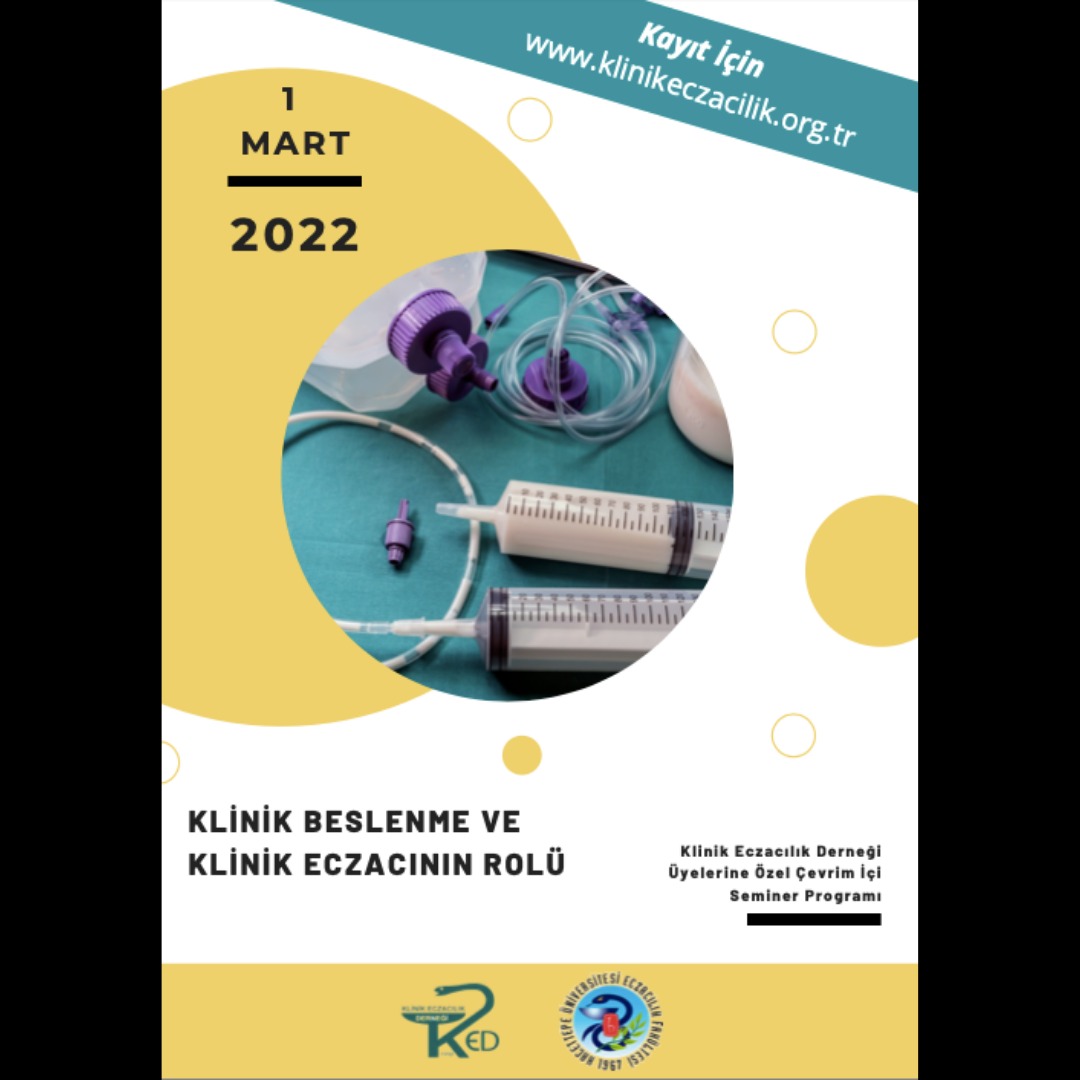 Kayıt ve bilgi için linke tıklayız: klinikeczacilik.org.tr/event/7/KLINIK…