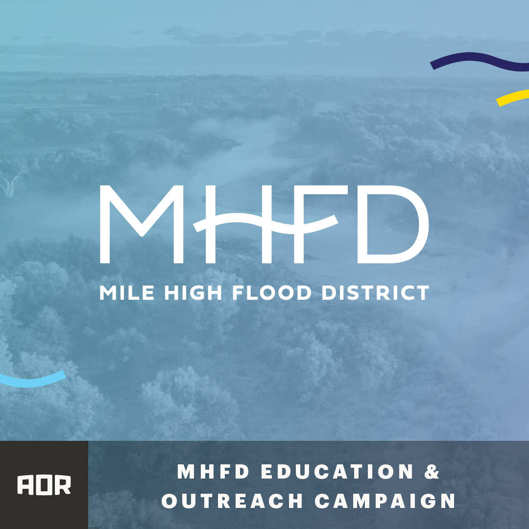 Our client, Mile High Flood District helps keep Denver safe. So when an opportunity arrived to help them organize and prioritize their education and outreach efforts, we naturally jumped at the chance. Check it out:  thinkaor.com/work/mile-high…